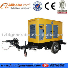 2015 mobile power station for sale;CE approved Trailer generator
